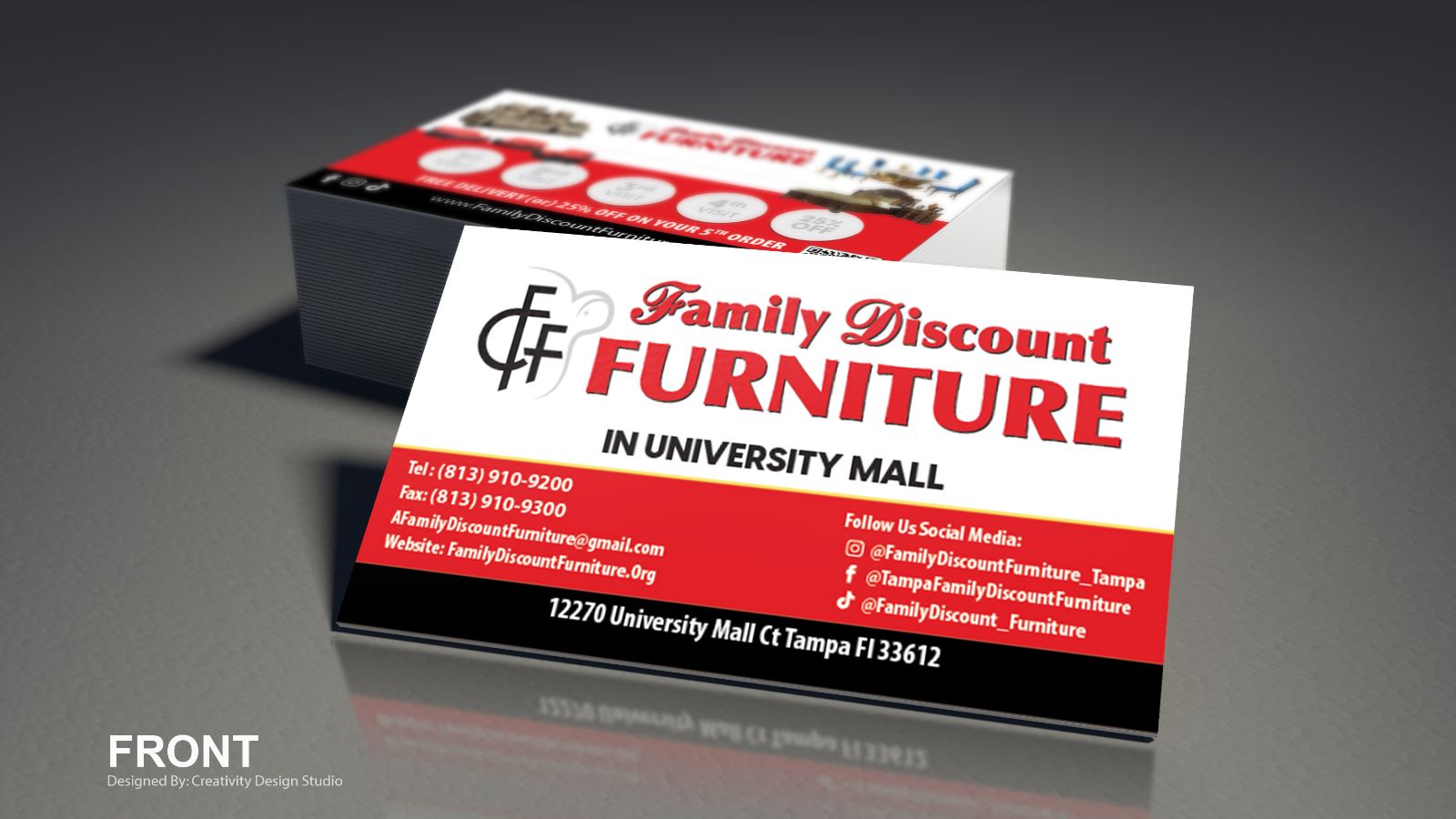 Family store discount furniture